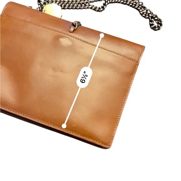 Patricia Nash 10th Anniversary Tan Leather Crossbody Bag - Picture 9 of 9